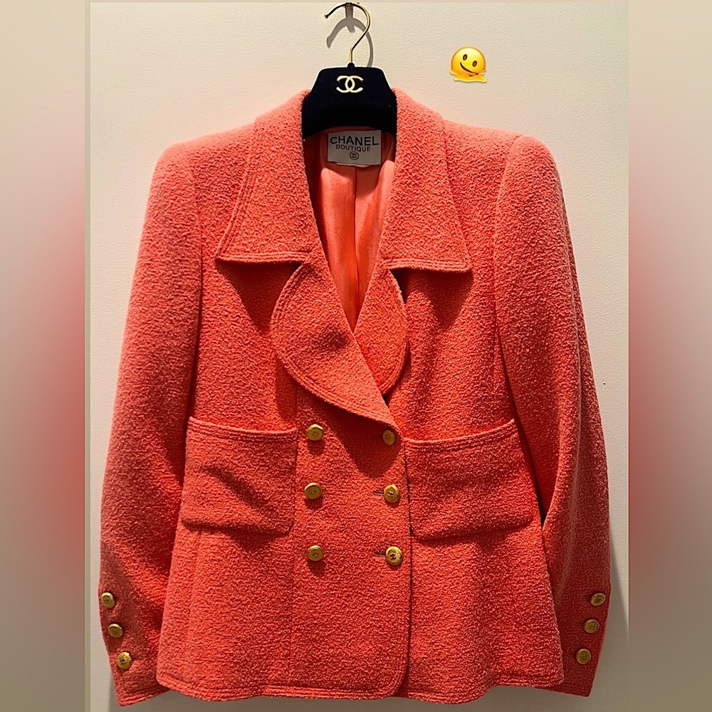 Beautiful vintage Chanel blazer with gold buttons. Should I list?